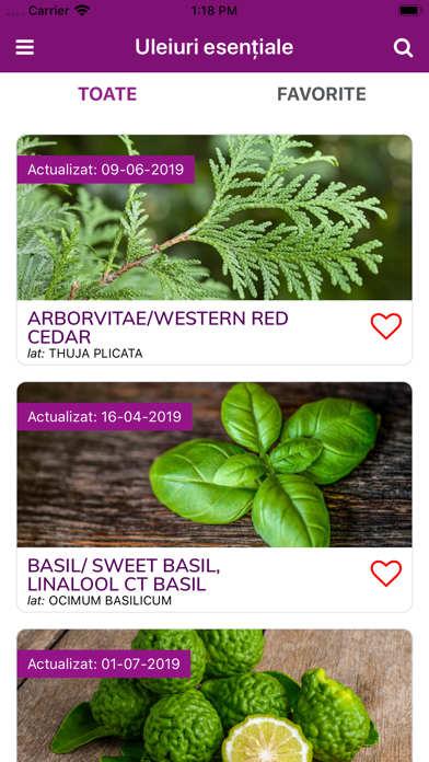 Esentiale Screenshot