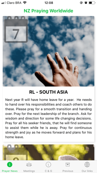 Screenshot #1 pour WEC NZ Prayer App