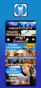 WhensIt: Schedules & Concerts screenshot #3 for iPhone