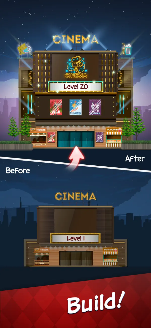 Screenshot #2 pour MovieFan: Idle Trivia Quiz