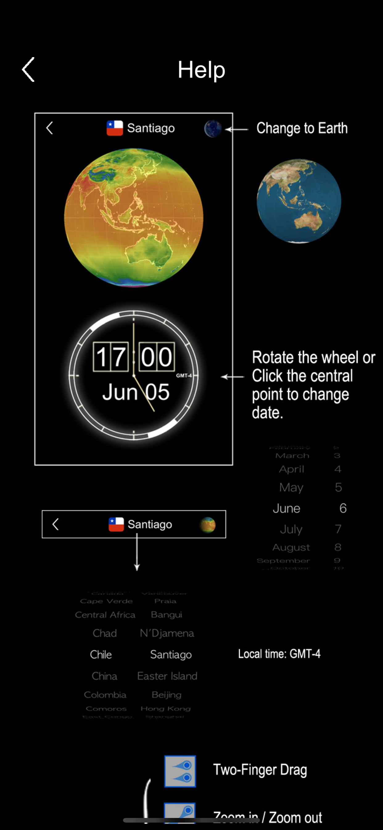 3D Global Temperature Map