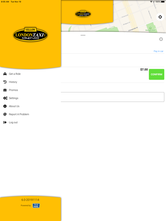 London Taxi. iPad screenshot 7 - Travel app