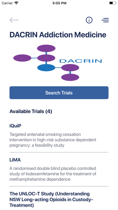 ClinTrial Refer App Screenshot 5 of 9
