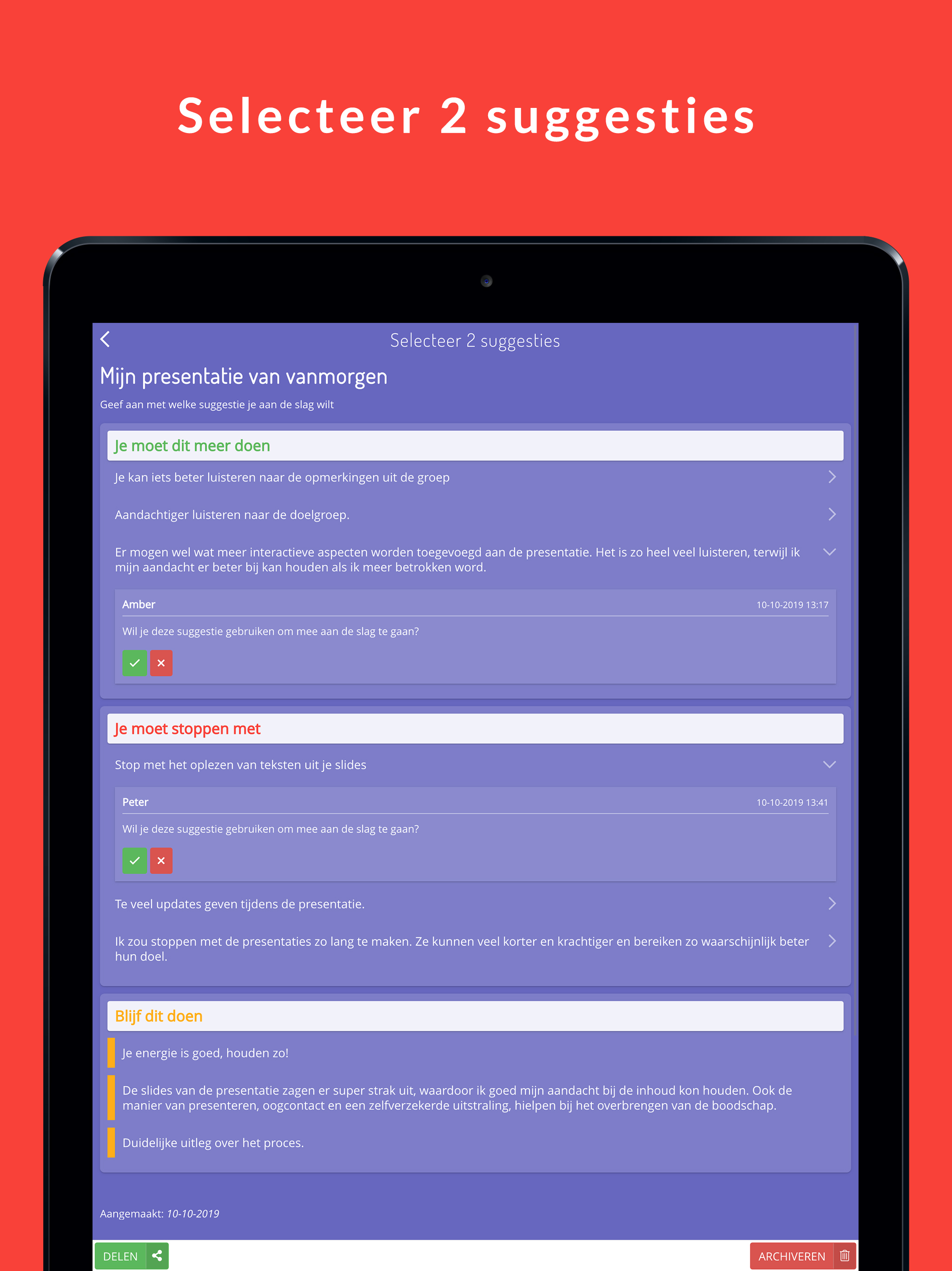 EFFI Feedforward screenshot 14