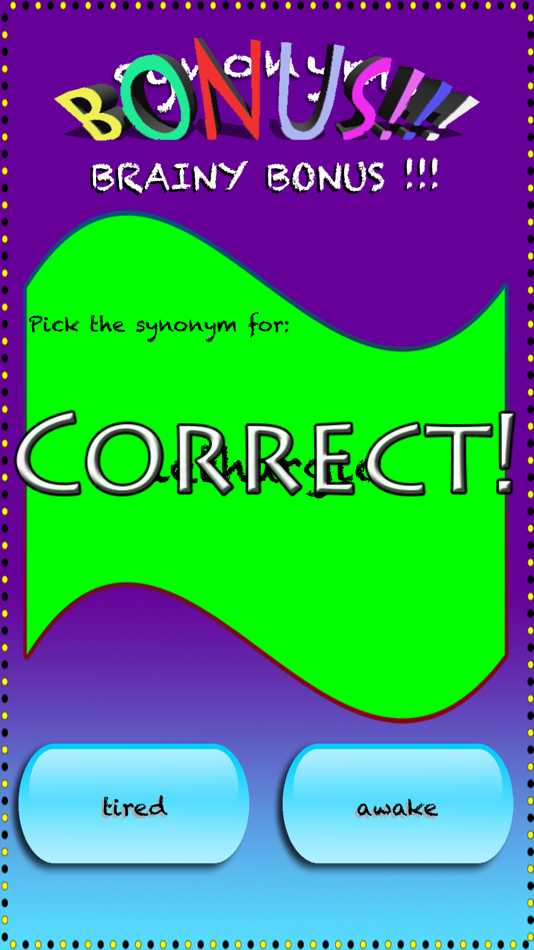#5. Brainy Skills Synonym Antonym (iOS) 由: A Brainy Choice, Inc.