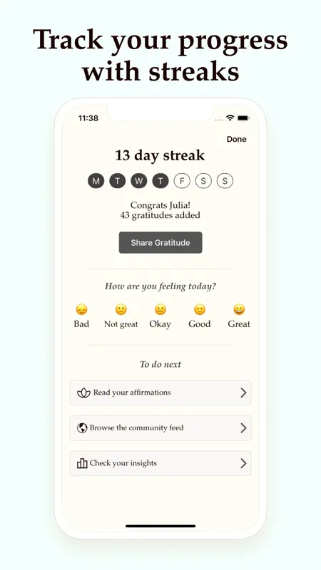 Gratitude Plus – Journal screenshot 7 of 7