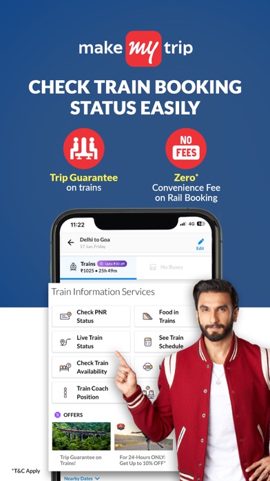 MakeMyTrip Flight, Hotel, Bus Screenshot