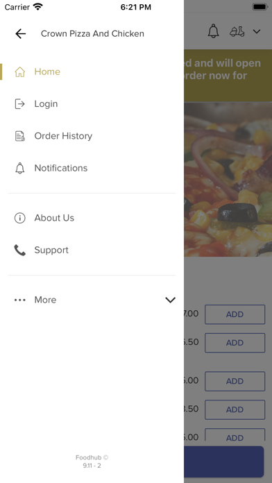 Crown Pizza And Chicken Screenshot