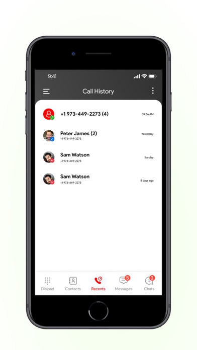 Dialogue Softphone Screenshot