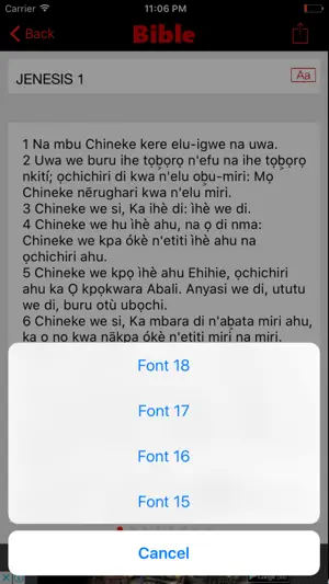 Nigeria Igbo Bible screenshot 2
