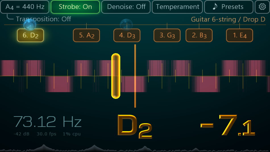 #2. Airyware Tuner - strobe & more (iOS) Podle: Sergey Konvisarov