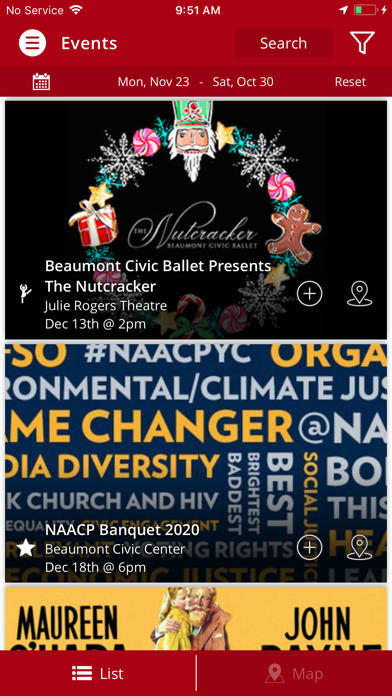 Screenshot #2 pour Beaumont Events