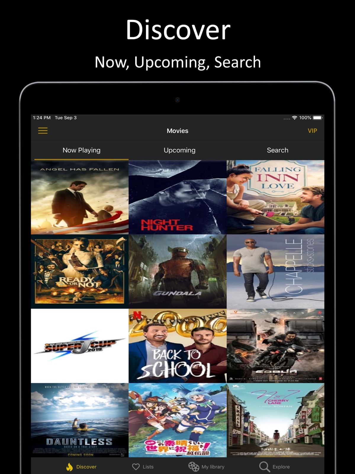Movies Box ipad screenshot 1