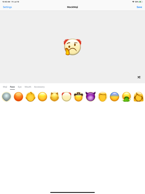 Screenshot #5 pour MockMoji:Custom Emoji &Kaomoji