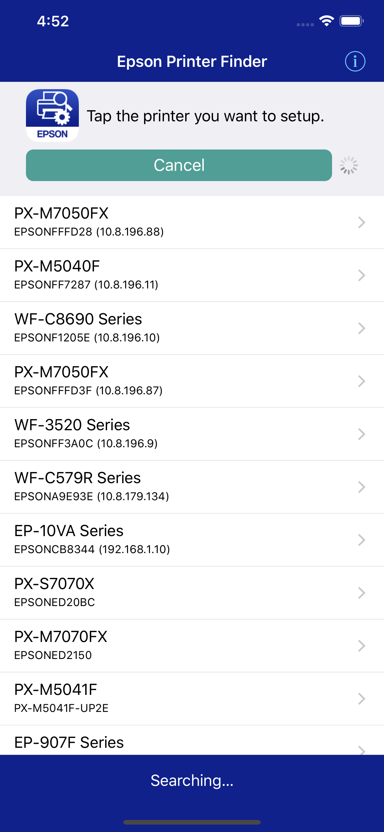 Epson Printer Finder