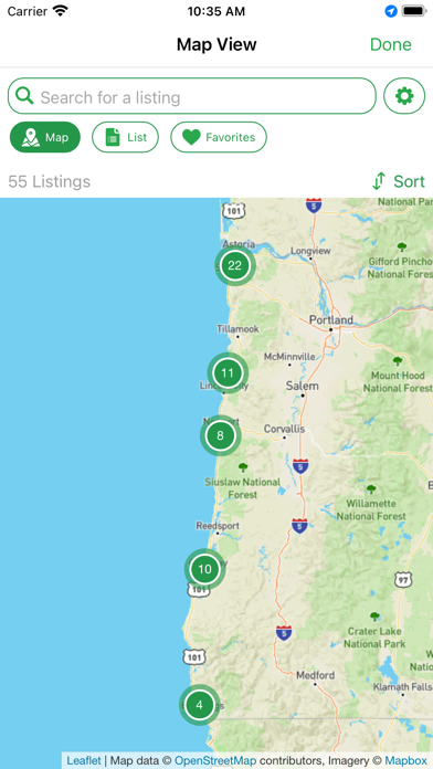 Portland & Oregon Coast Beer Screenshot