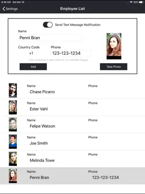 Simple Visitor Log screenshot 4