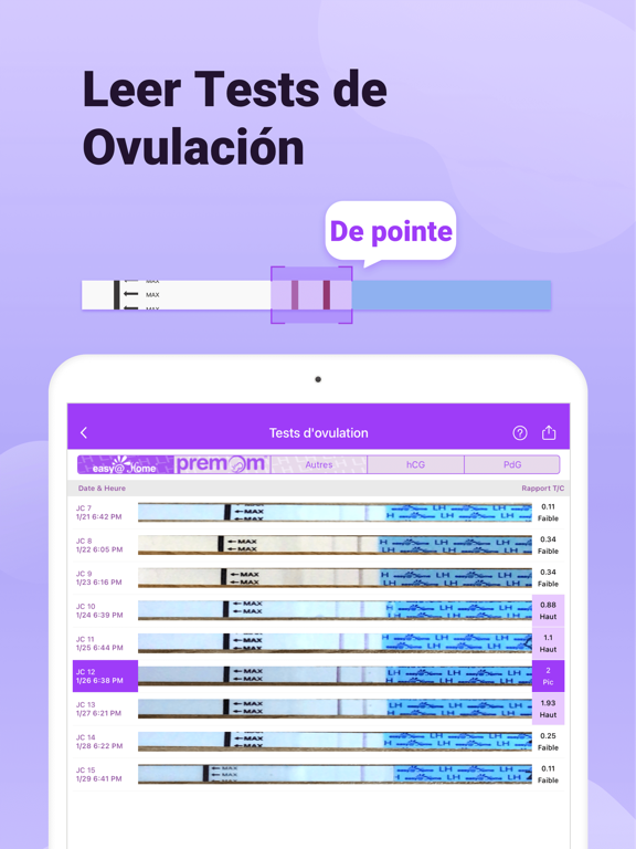 Screenshot #6 pour Premom Calendrier Ovulation