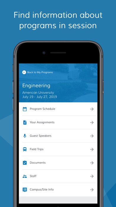 National Student Leadership Screenshot