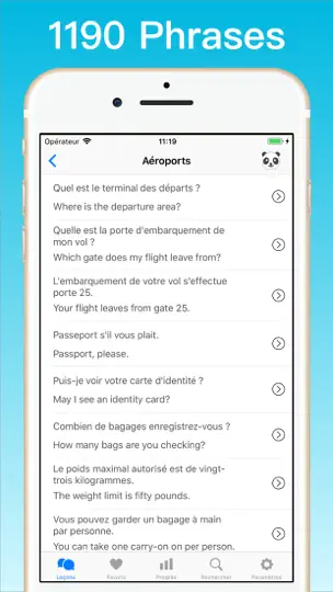 Capture d'écran de Apprendre L’anglais + sur iPhone 4