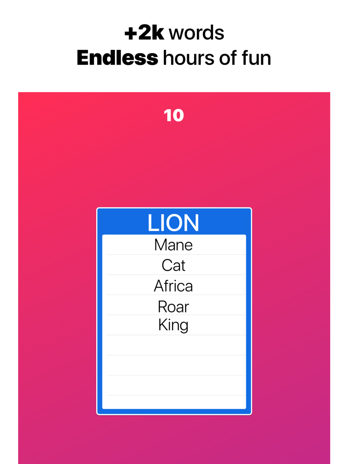 #2. Off Limits Word Guessing Party (iOS) 由: Red Ape Mobile
