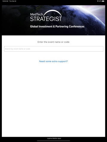 MTS Events iPad screenshot