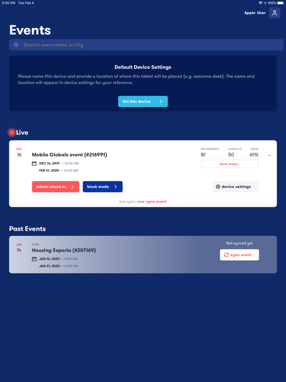 Screenshot #5 pour Stova Check In