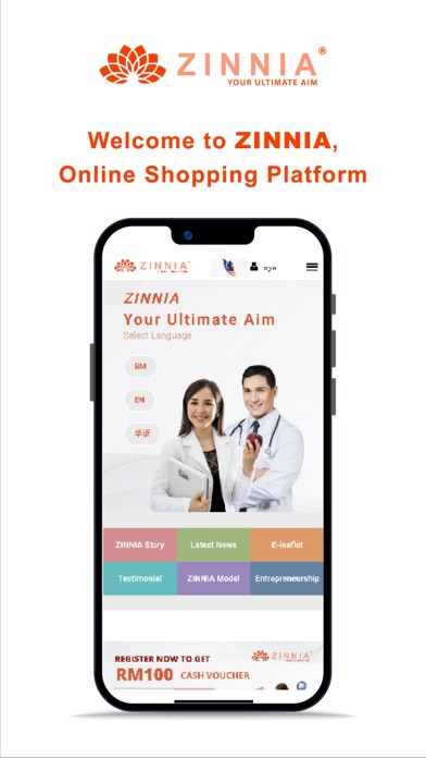 Zinnia Global Screenshot