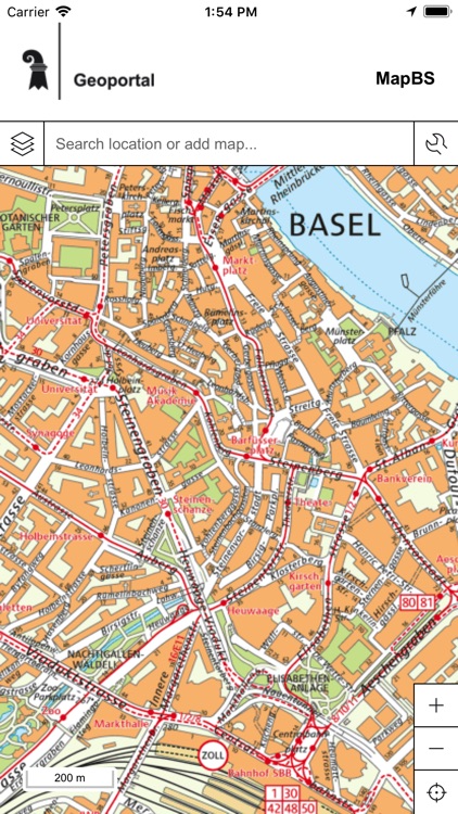 Basel Stadtplan