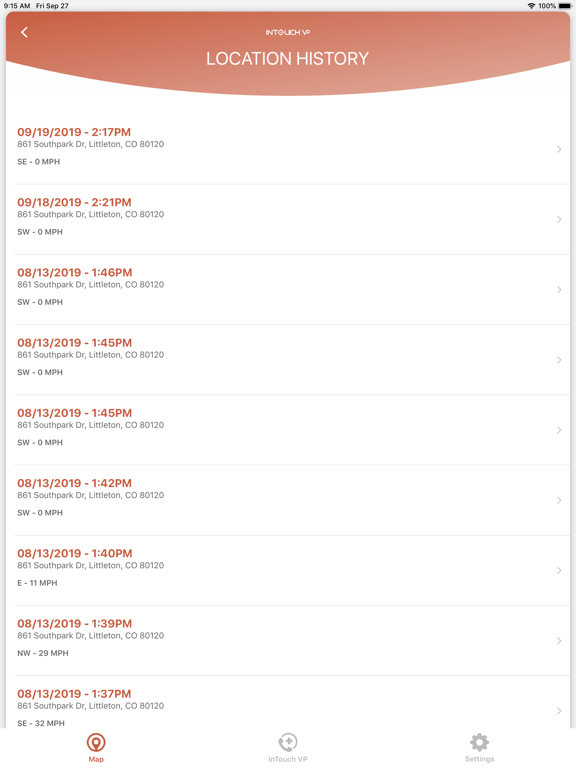 Screenshot #6 pour InTouch Vehicle Protection