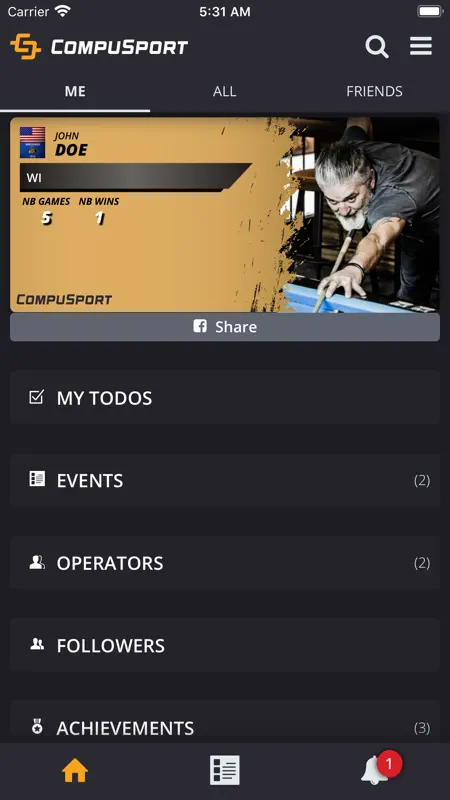 CompuSport screenshot 1 of 3