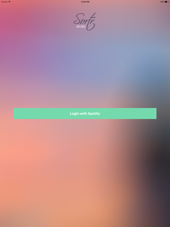 Sortr Music iPad screenshot 1 - Music app