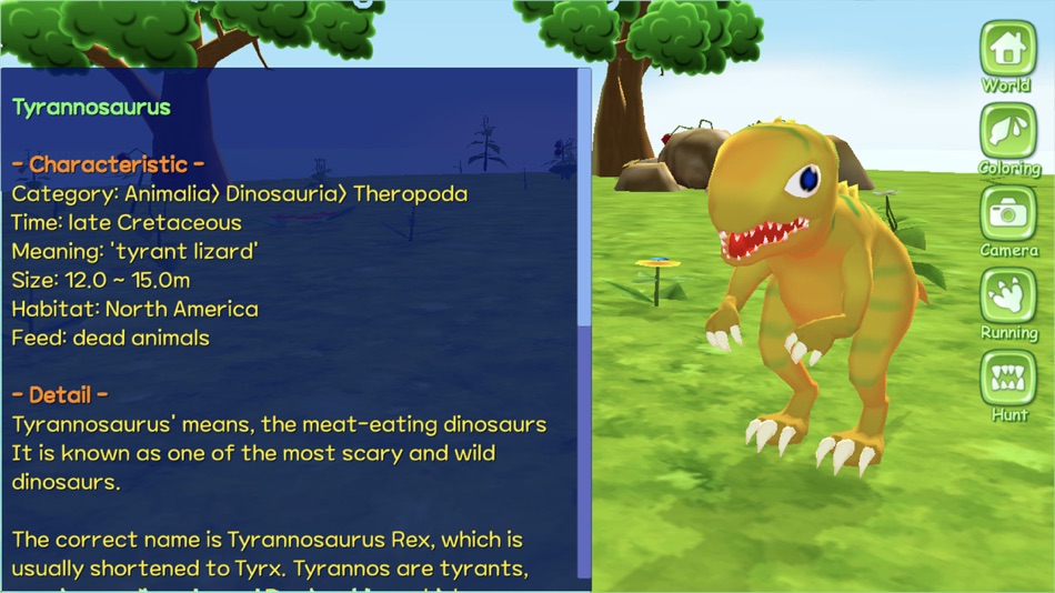 #4. Dinosaur World 3D - AR Camera (iOS) 由: dayYom ( '')/