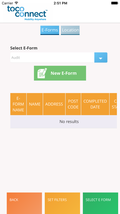 Toco Connect Screenshot