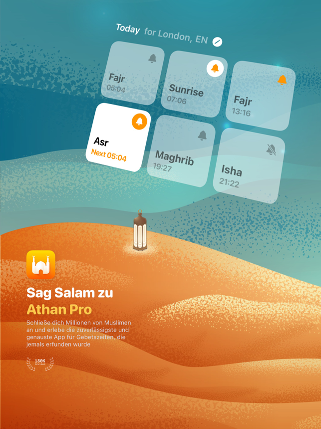 ‎Gebetszeiten - Athan Pro Screenshot