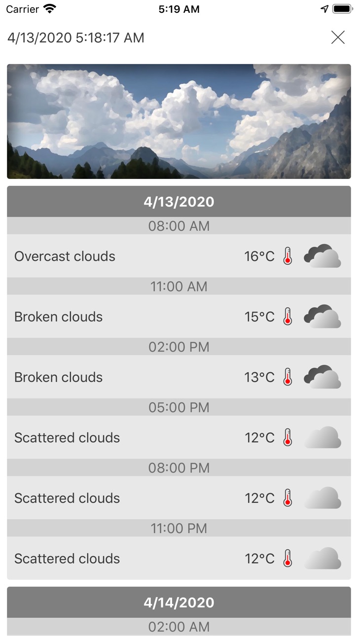 iPhone screenshot