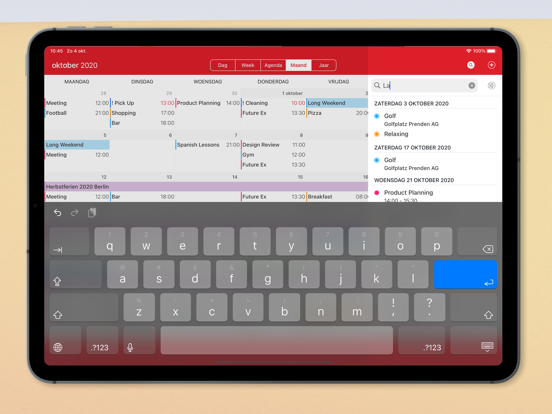 Calendar 366 iPad app afbeelding 10