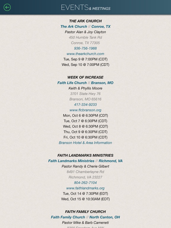 FLC Live iPad screenshot 1 - Lifestyle app