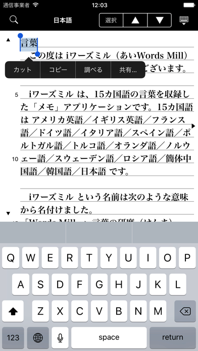 iワーズミル - 15カ国語辞書検索のおすすめ画像2