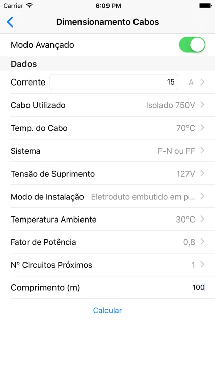 RCM Dimensionamento Lite