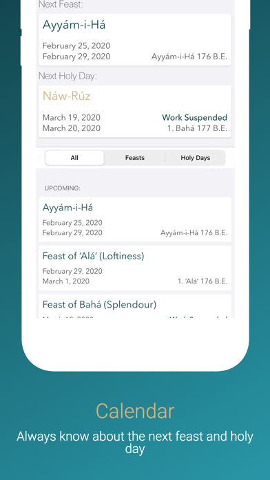 Bahá'í Prayers Screenshot