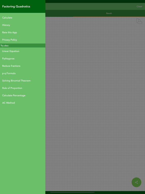 Parametric Factorization iPad screenshot