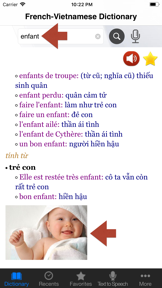 French-Vietnamese Dictionary++ screenshot