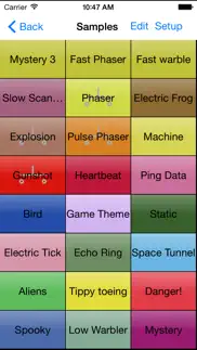 synth 76477 complex sound synthesizer iPhone Captures Décran 1