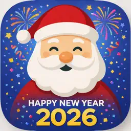 New Year Wishes & Cards app icon