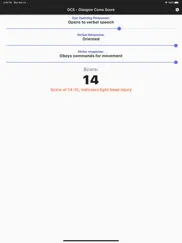 gcs glasgow coma score айпад изображения 2