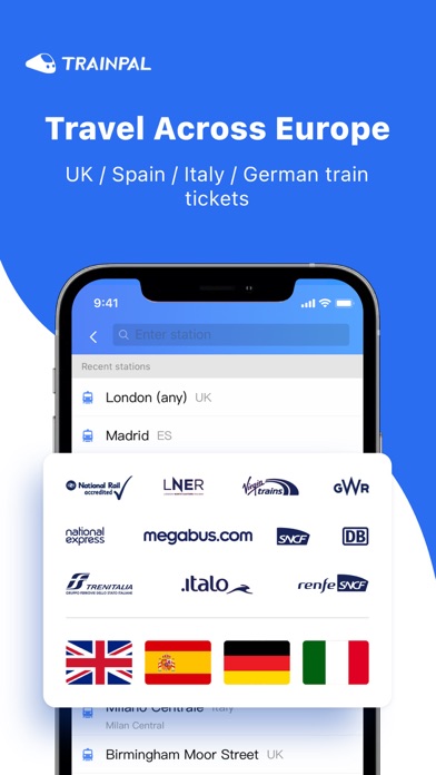TrainPal: UK& EU train tickets Screenshot