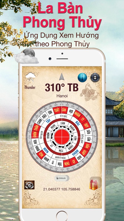 La Bàn Phong Thủy - hướng Tốt