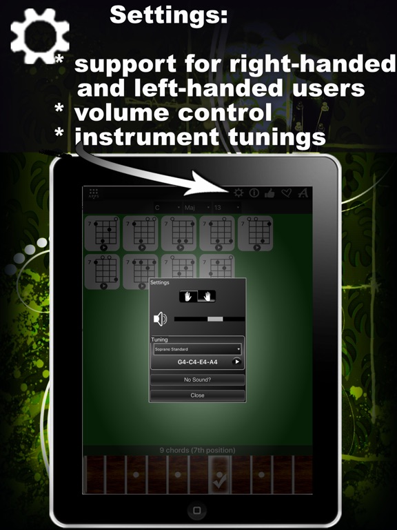 Ukulele Chords Compass iPad screenshot 5 - Music app