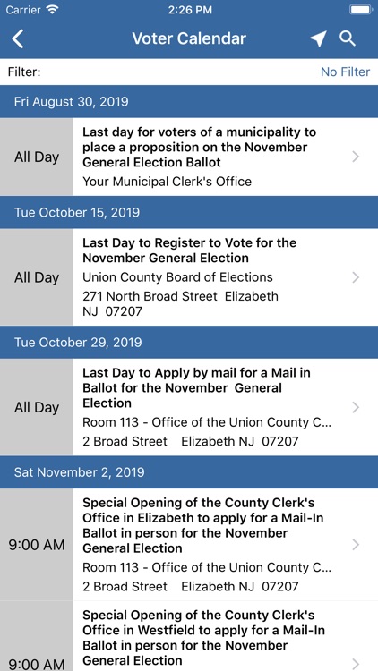Union County NJ Votes